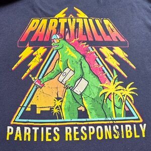 Cabana Mens Large PARTYZILLA Tshirt Party Responsibly Funny